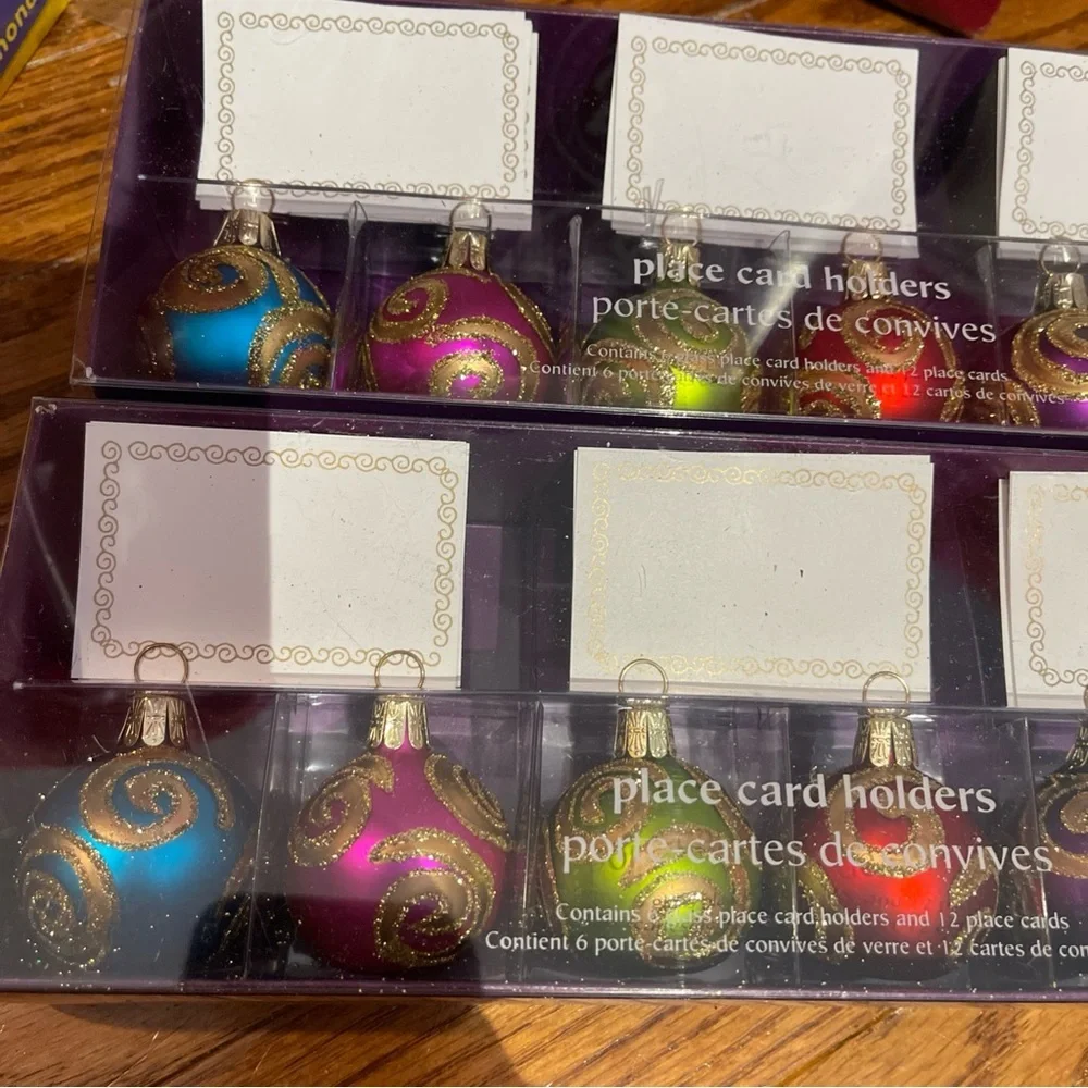 Pier 1 Multicolor Place Card Holders